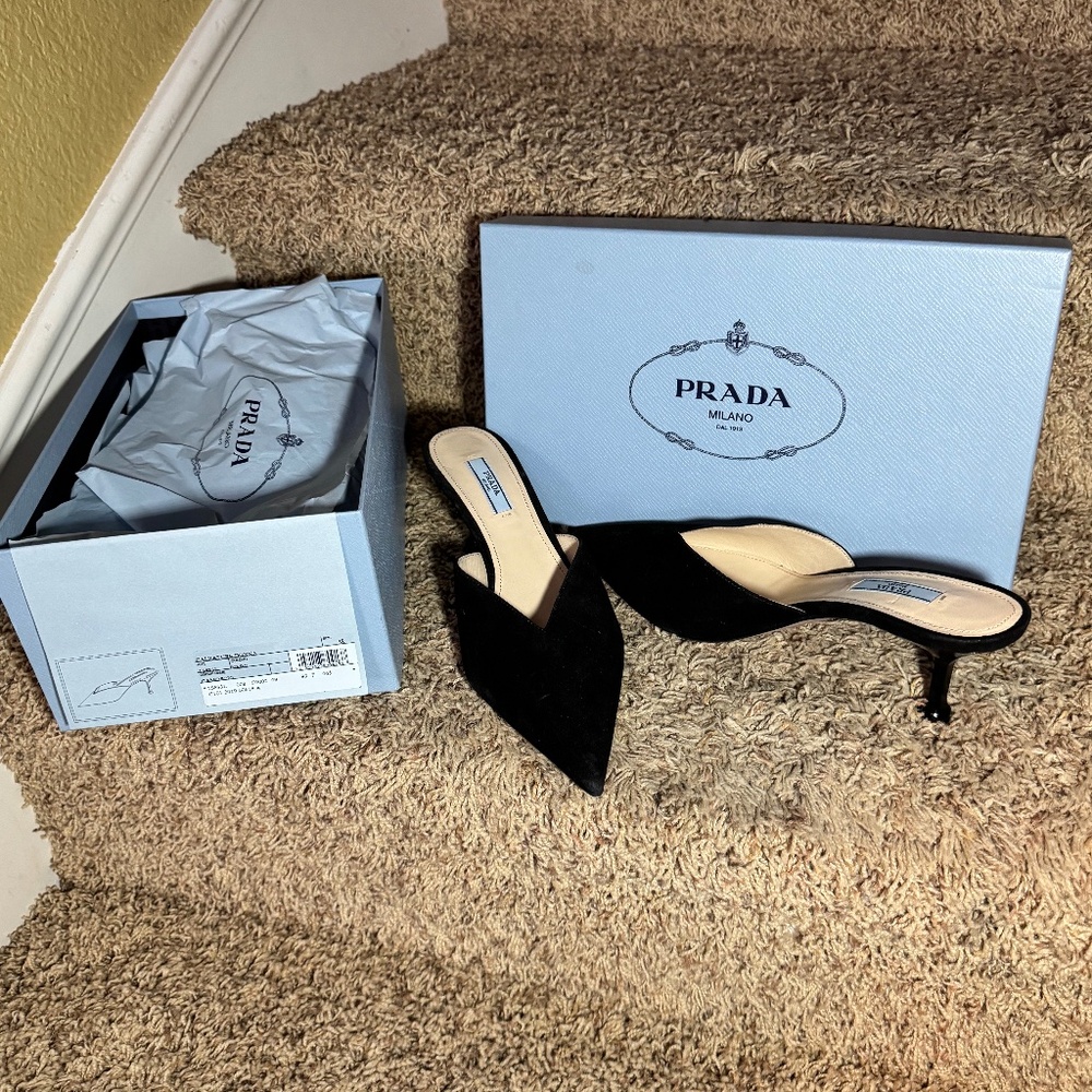 Prada Calzature Donna Nero, size 38